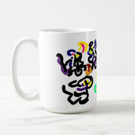 Schwarze Katzen Party Kaffeetasse
