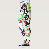 Schwarze Katzen Party Leggings (Links)