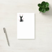 Schwarze Katzen Post-it Klebezettel (Büro)