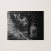 Schwarze Katzen-Puzzlespiel Puzzle (Horizontal)