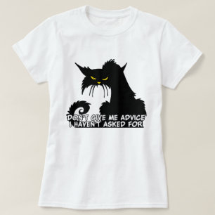 Schwarze Katzen-RateSprichwort T-Shirt