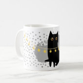 Schwarze Katzen Regel! Ein putzvolles Fest-Geschen Kaffeetasse (Vorderseite Links)