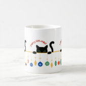 Schwarze Katzen Regel! Mini-Panther-Liebe zu Weihn Kaffeetasse (Mittel)