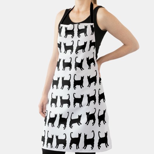 Schwarze Katzen Schürze (InSitu)