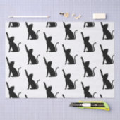 Schwarze Katzen Seidenpapier (Handwerk)