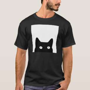 Schwarze Katzen-Shirts T-Shirt