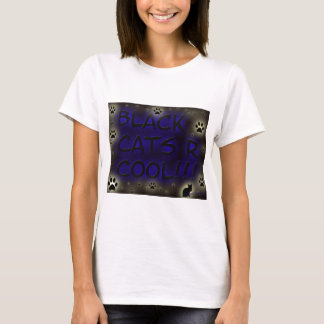 Schwarze Katzen sind cool T-Shirt