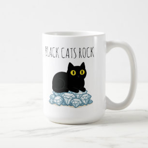 Schwarze Katzen sind großartig Kaffeetasse