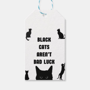 Schwarze Katzen sind kein schlechtes Glück Geschenkanhänger