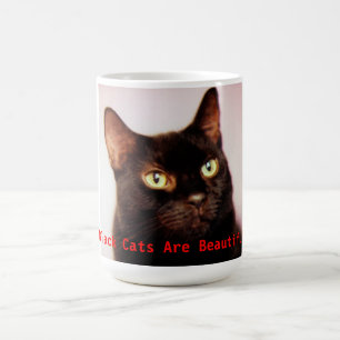Schwarze Katzen sind schöne Tasse
