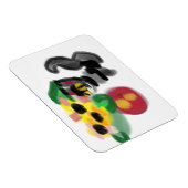 Schwarze Katzen Sonnenblumen  Magnet (Rechte Seite)