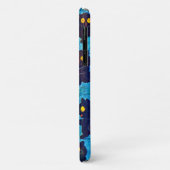 Schwarze Katzen tanzen im Mondlicht, Louis Wain Case-Mate iPhone Hülle (Hinten/Links)