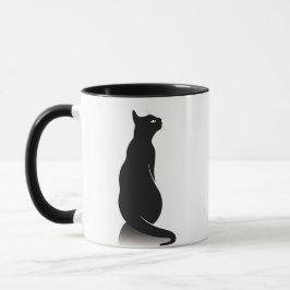 Schwarze Katzen Tasse