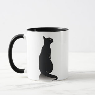 Schwarze Katzen Tasse