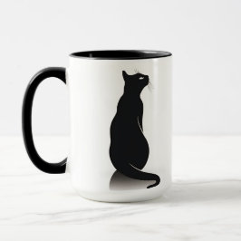 Schwarze Katzen Tasse
