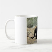 Schwarze Katzen-Tasse Kaffeetasse (Links)