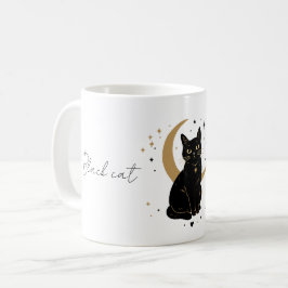 Schwarze Katzen-Tasse Kaffeetasse