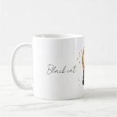 Schwarze Katzen-Tasse Kaffeetasse (Links)
