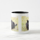 Schwarze Katzen-Tasse Tasse (Zentrum)