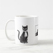 Schwarze Katzen Tassen (Links)