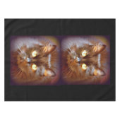 Schwarze Katzen Tischdecke (Vorderseite (Horizontal))