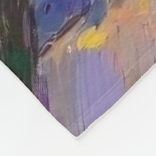 Schwarze Katzen Trick-or-Treating in Halloween-Kos Fleecedecke (Ecke)