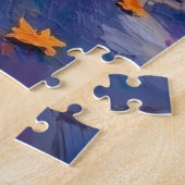 Schwarze Katzen Trick-or-Treating in Halloween-Kos Puzzle (Seite)