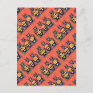 SCHWARZE KATZEN UND JACK SEHEN KEINE BEWUSSTSEIN,  POSTKARTE