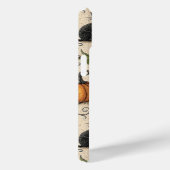 Schwarze Katzen und Kürbis Halloween-Muster Case-Mate iPhone Hülle (Rückseite / Rechts)