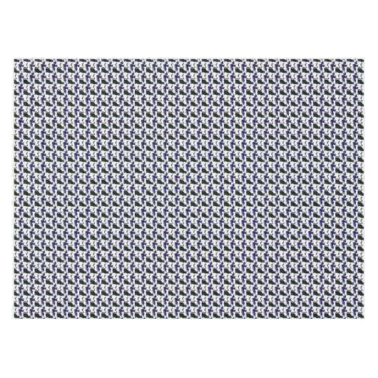 Schwarze Katzen und Lila Fledermäuse Tischdecke (Vorderseite (Horizontal))