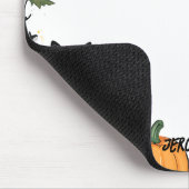 Schwarze Katzen und Pumpkin Happy Halloween Mousepad (Ecke)