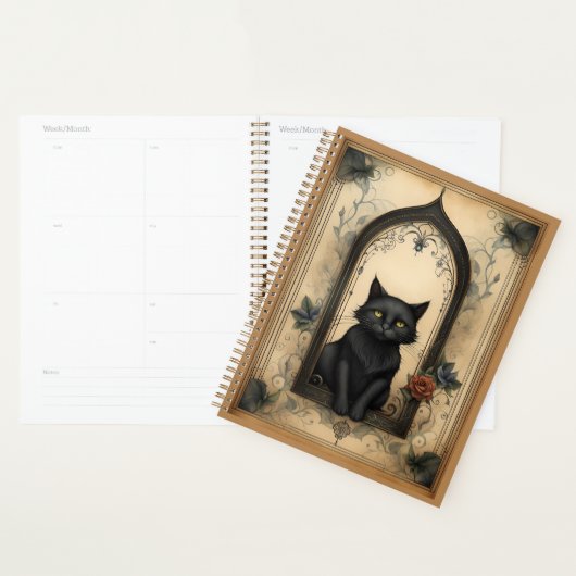 Schwarze Katzen und Rose Planer (Anzeige)