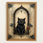 Schwarze Katzen und Rose Planer (Vorderseite)
