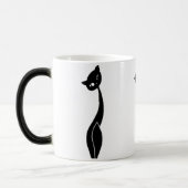 Schwarze Katzen-verwandelnde Tasse (Links)