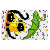 Schwarze Katzen von BiHrLe Magnet (Horizontal)