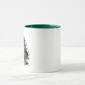 Schwarze Katzen Weihnachtsbaum Katze Lover Xmas Li Tasse (Zentrum)