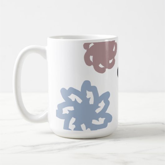 Schwarze Katzen-Winter Kaffeetasse (Links)