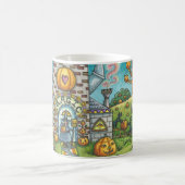 SCHWARZE KATZEN, WITCH PUMPKIN PIE FACTORY CLASSIC KAFFEETASSE (Mittel)