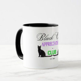 Schwarze Katzen Würdigung Club Spielhafter Hallowe Tasse