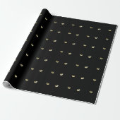 Schwarze Katzenaugen | Halloween Geschenkpapier (Ungerollt)