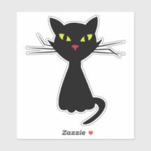 Schwarze Katzenclipse