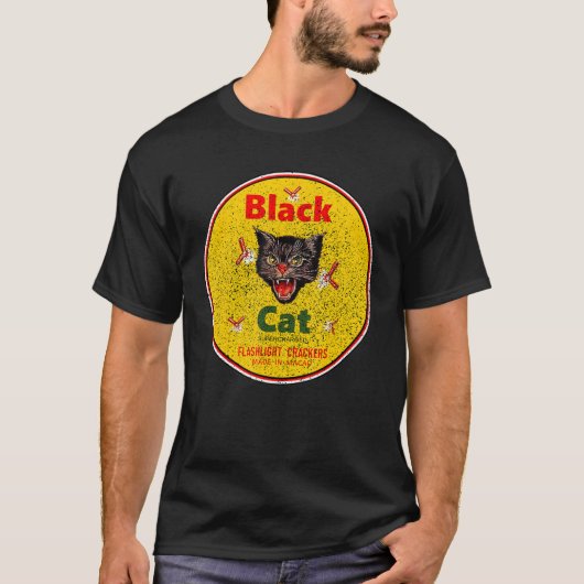 Schwarze Katzenficker T-Shirt (Vorderseite)