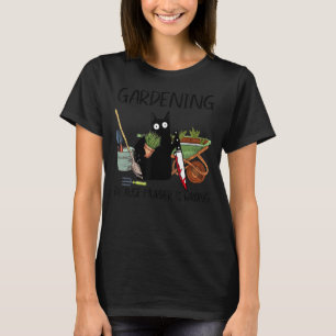 Schwarze Katzengärtnerei, weil Mord falsch ist T-Shirt