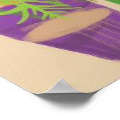 Schwarze Katzenhäuser Poster (Ecke)