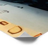 Schwarze Katzenkollage Poster (Ecke)