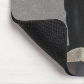Schwarze Katzenköniglichkeit Mousepad (Ecke)