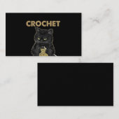 Schwarze Katzenkratzer, weil Mord falsch ist Visitenkarte (Vorne/Hinten)