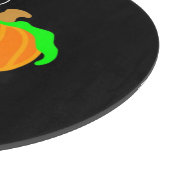 Schwarze Katzenkürbiskellerschneide (30,4 cm) Schneidebrett (Ecke)