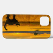 Schwarze Katzenlandschaft Case-Mate iPhone Hülle (Rückseite (Horizontal))