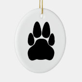 Schwarze Katzenpaare Druckform Keramikornament (Rechts)